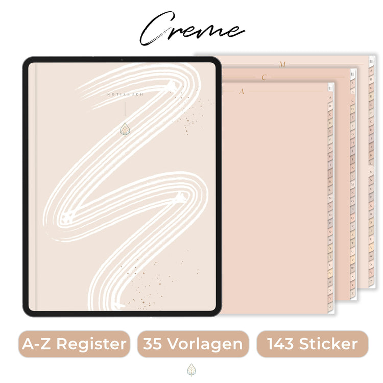 Digitales Notizbuch A-Z