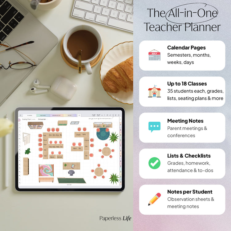 Digital Teacher Planner 2026 2027