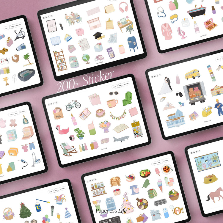 Digitale Sticker | Daily Essentials | Set 3