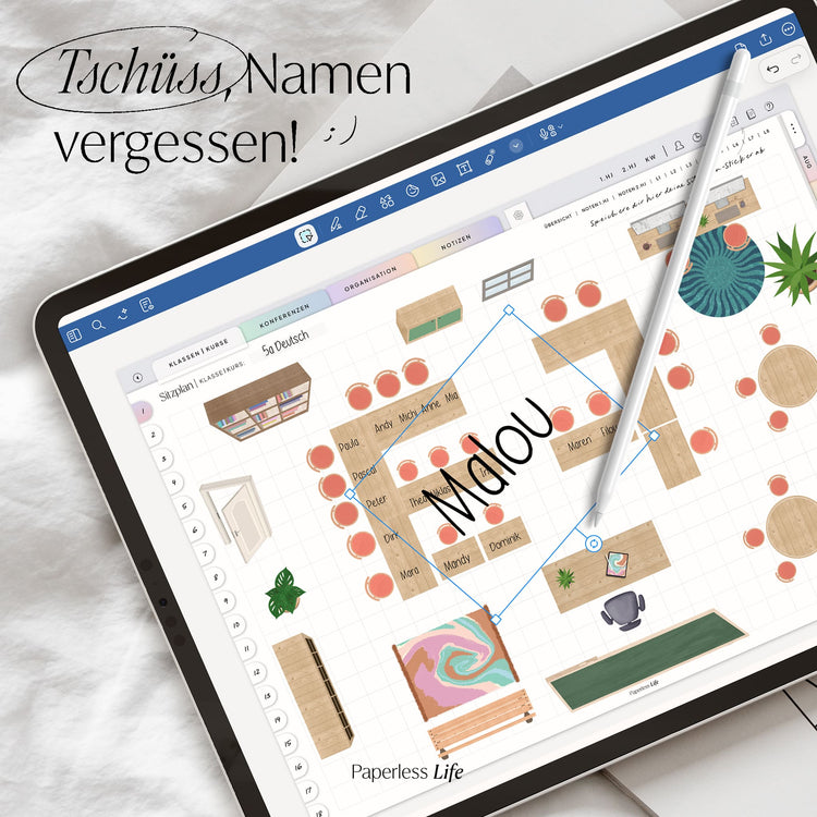 Digitale Sticker | Sitzplan 2026