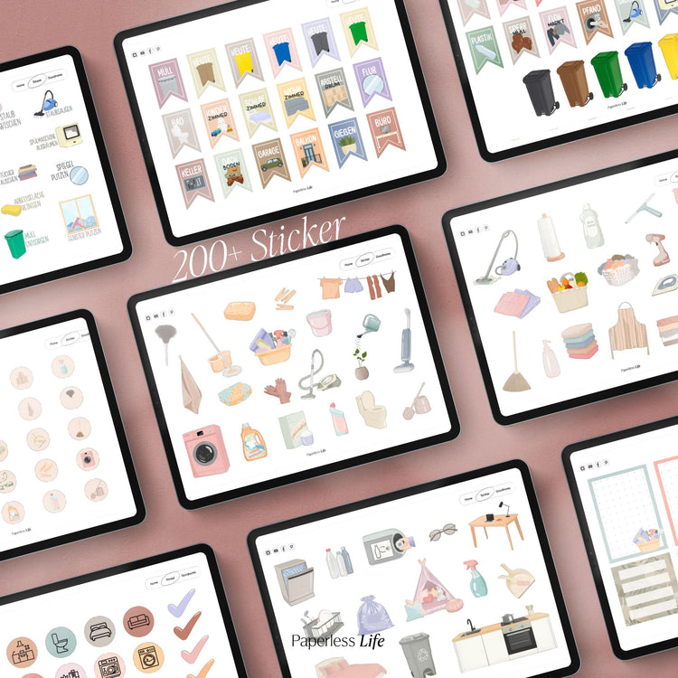 Digitale Sticker | Putztag 🧹