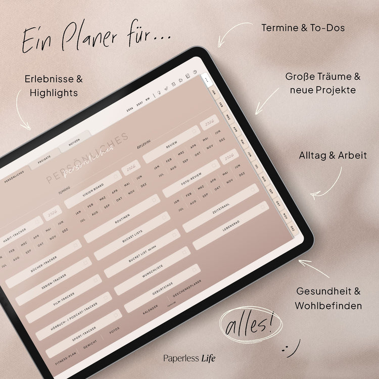 Digitaler Planer 2026 | Der Gamechanger