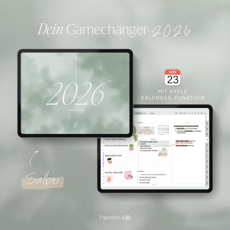 Digitaler Planer 2026 | Der Gamechanger