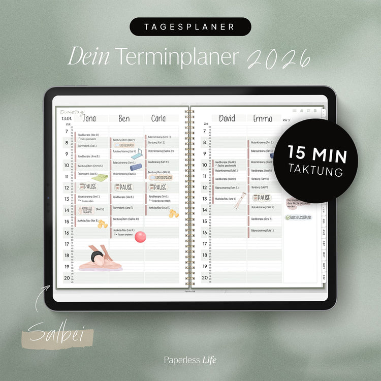 Digitaler Terminplaner 2026 | Für Solo-Selbstständige und kleine Teams
