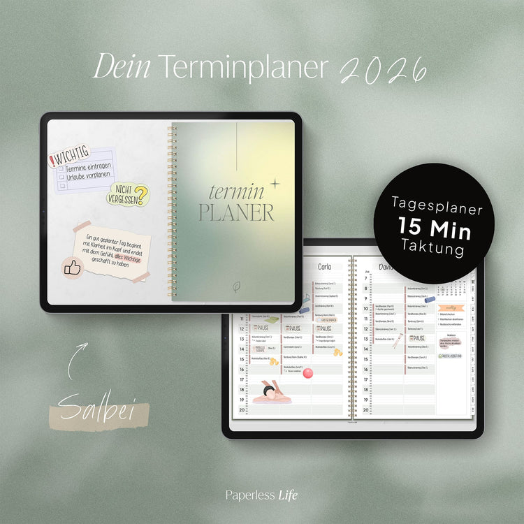 Digitaler Terminplaner 2026 | Für Solo-Selbstständige und kleine Teams
