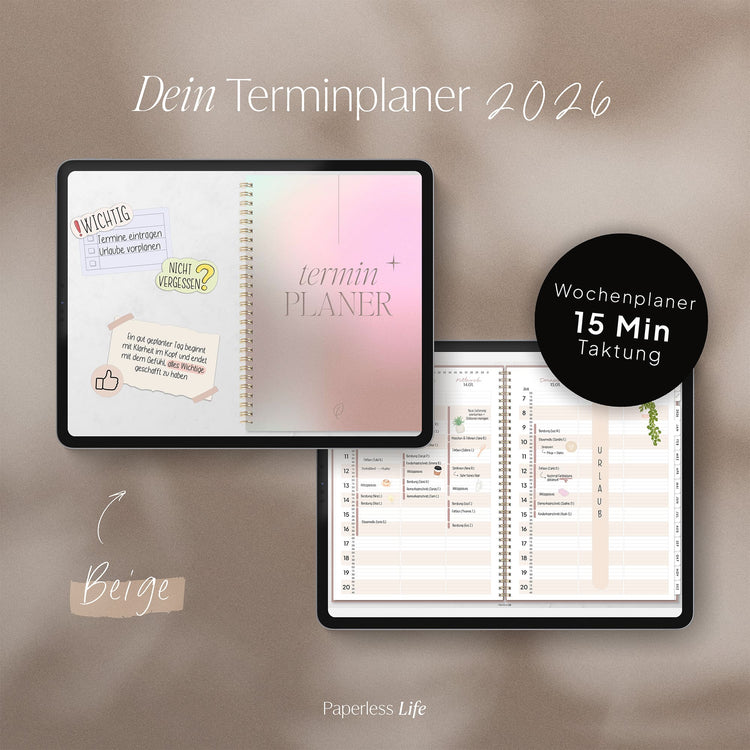 Digitaler Terminplaner 2026 | Für Solo-Selbstständige und kleine Teams