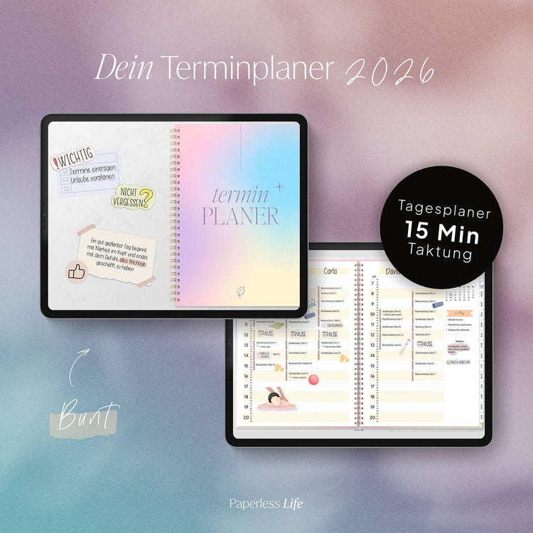 Digitaler Terminplaner 2026 | Für Solo-Selbstständige und kleine Teams