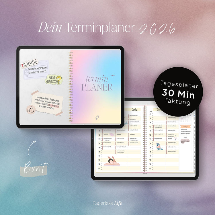 Digitaler Terminplaner 2026 | Für Solo-Selbstständige und kleine Teams