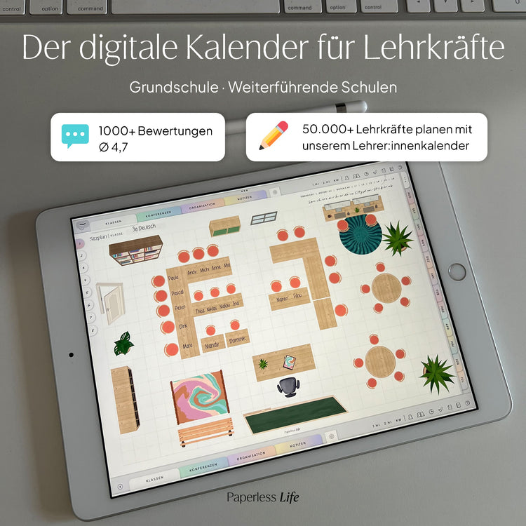 Digital Teacher Calendar Primary School 25/26 "The Gamechanger"