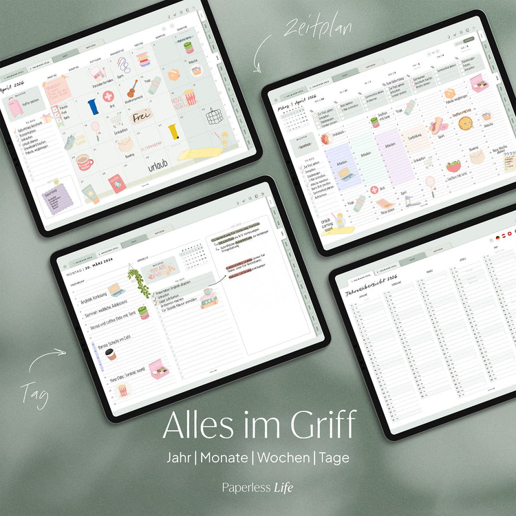 Digitales Starter-Bundle 2026 | Minimalist