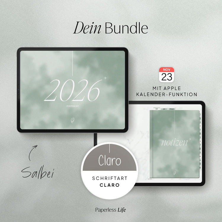 Digitales Starter-Bundle 2026 | Minimalist