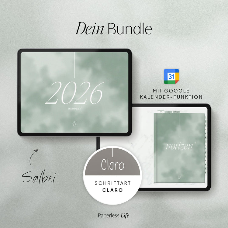 Digitales Starter-Bundle 2026 | Minimalist