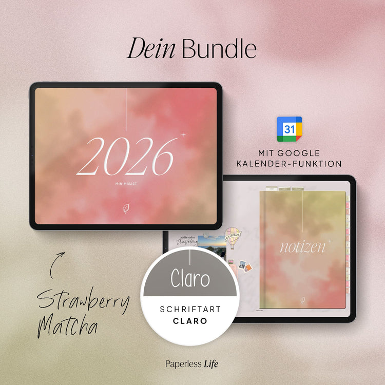 Digitales Starter-Bundle 2026 | Minimalist