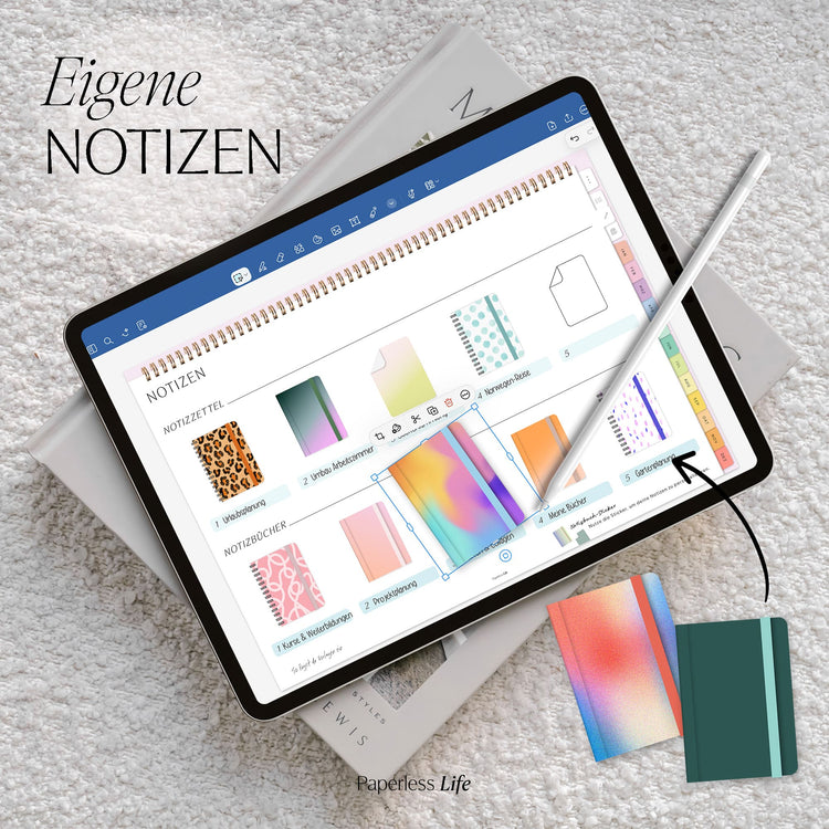 Digital monthly planner 2025