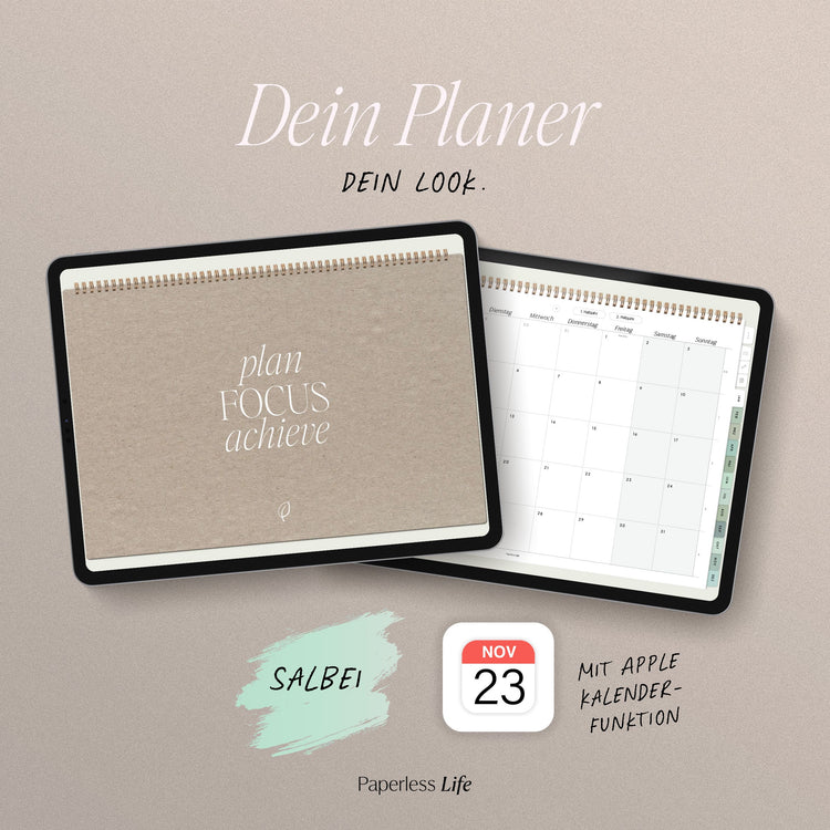Digital monthly planner 2025