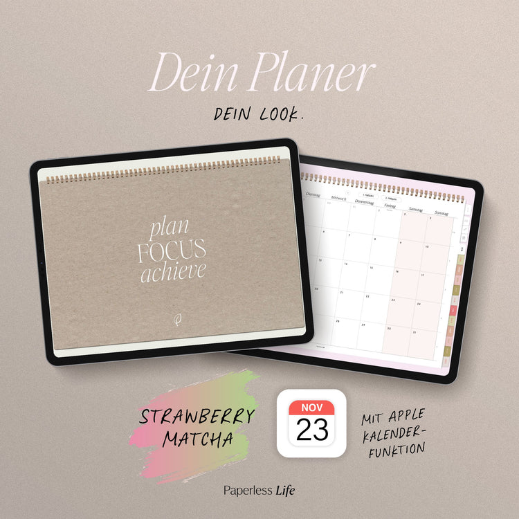 Digital monthly planner 2025