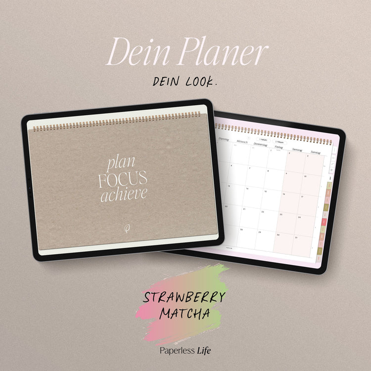 Digital monthly planner 2025