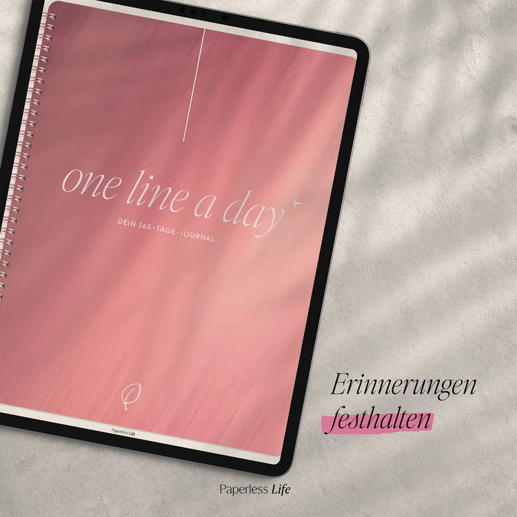 One Line a Day | 1‑Jahres‑Tagebuch
