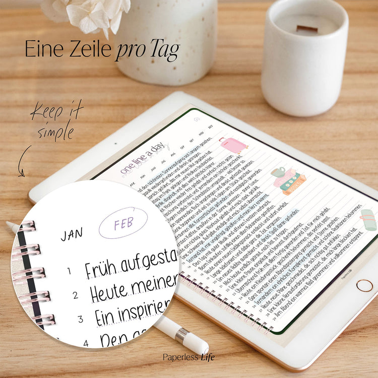 One Line a Day | 1‑Jahres‑Tagebuch