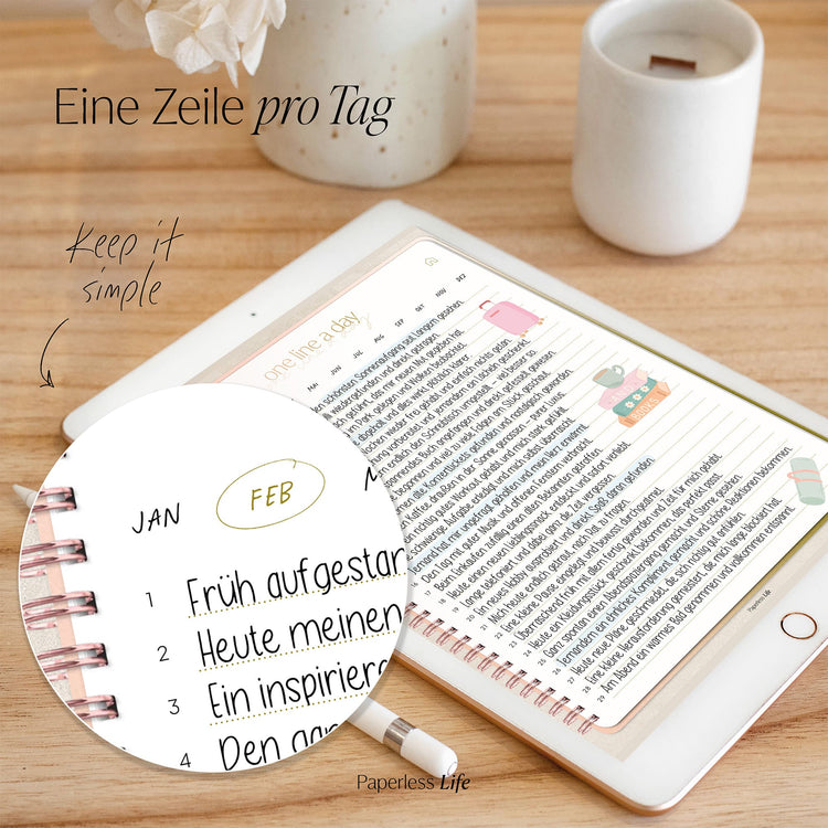 One Line a Day | 1‑Jahres‑Tagebuch