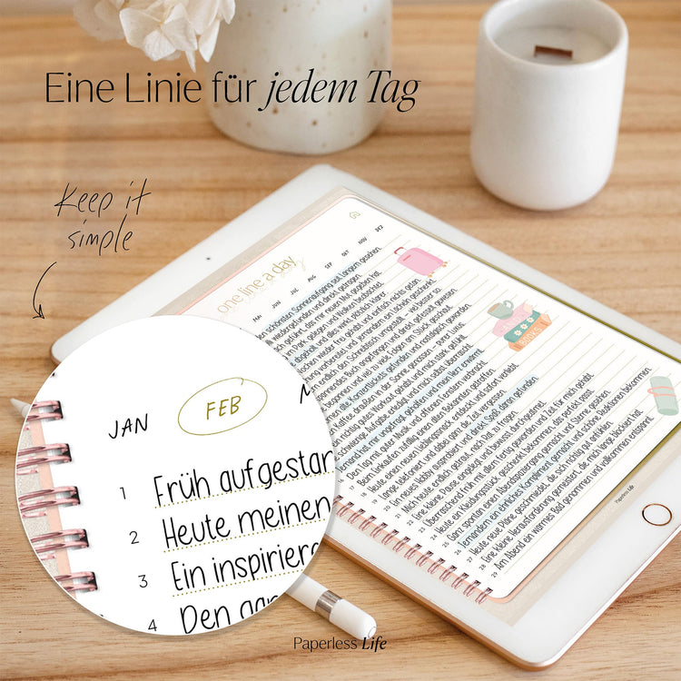 One Line a Day | 1‑Jahres‑Tagebuch