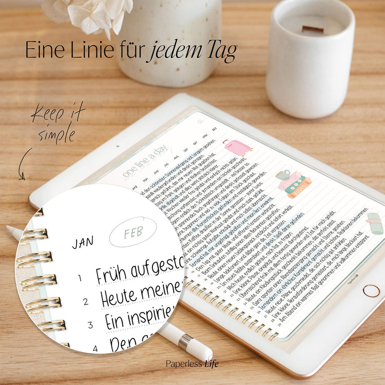 One Line a Day | 1‑Jahres‑Tagebuch