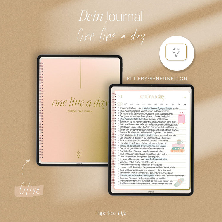 One Line a Day | 1‑Jahres‑Tagebuch