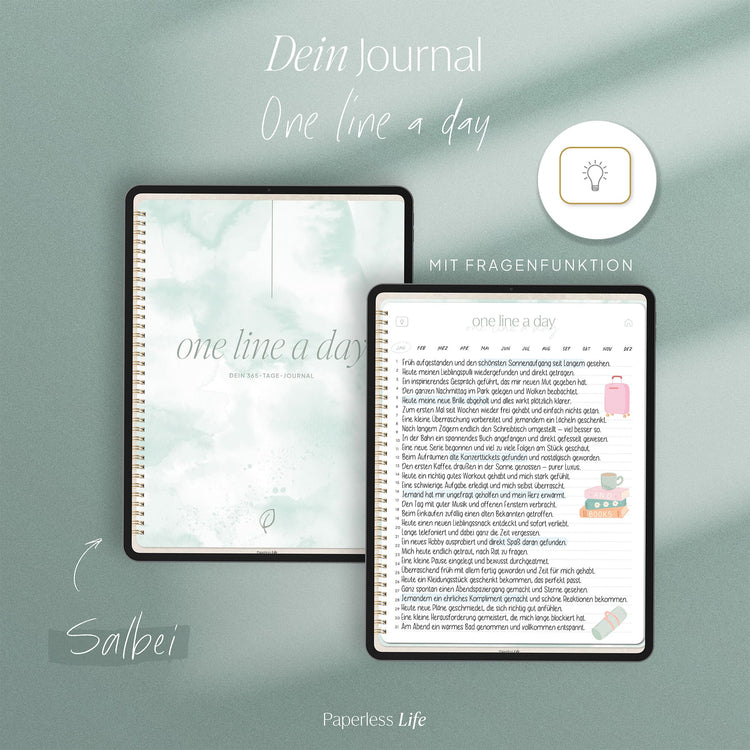 One Line a Day | 1‑Jahres‑Tagebuch