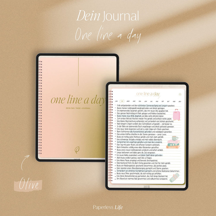 One Line a Day | 1‑Jahres‑Tagebuch
