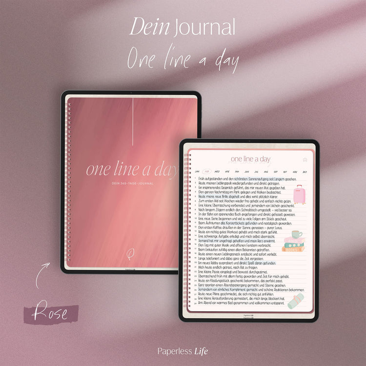 One Line a Day | 1‑Jahres‑Tagebuch