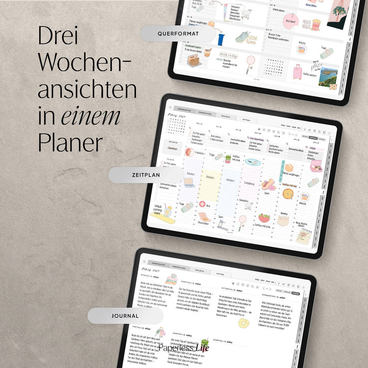 18-Month Digital Planner July 2025 - December 2026 | The Game Changer