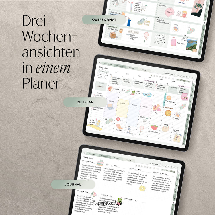 18-Month Digital Planner July 2025 - December 2026 | The Game Changer