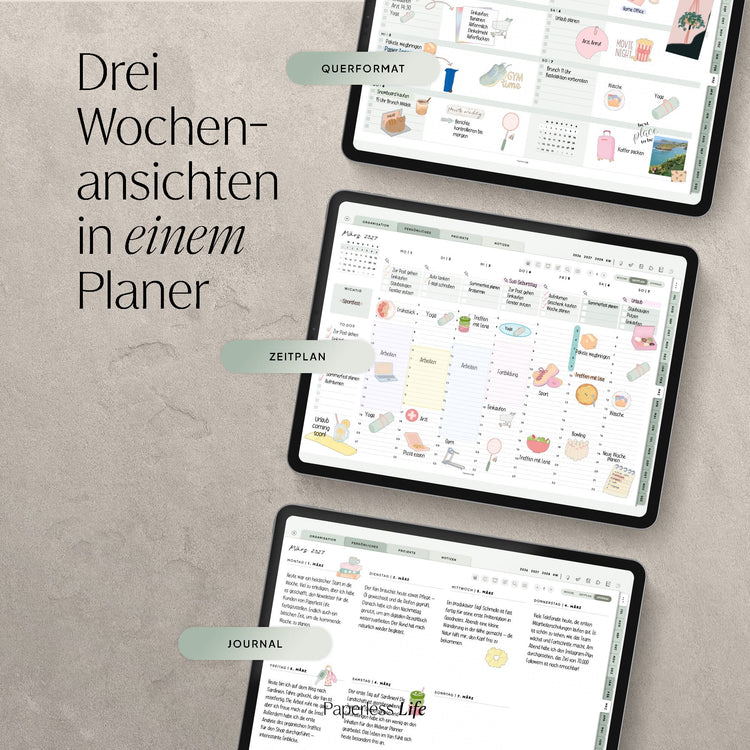 18-Month Digital Planner July 2025 - December 2026 | The Game Changer
