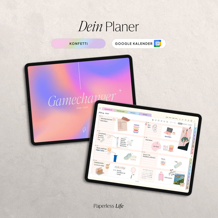 18-Month Digital Planner July 2025 - December 2026 | The Game Changer