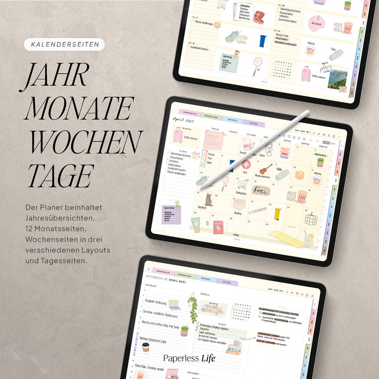 Digitaler Planer 2027 | Der Gamechanger