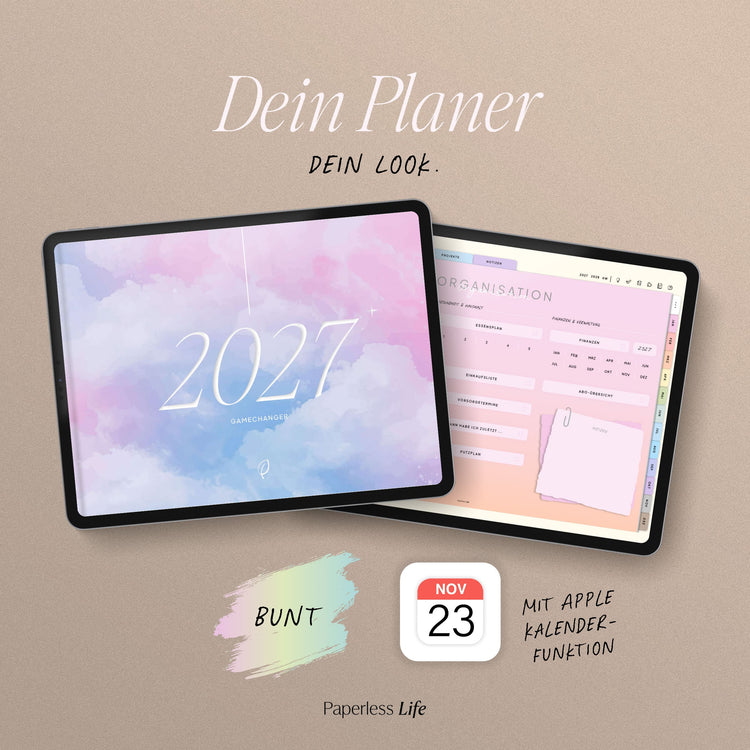 Digitaler Planer 2027 | Der Gamechanger