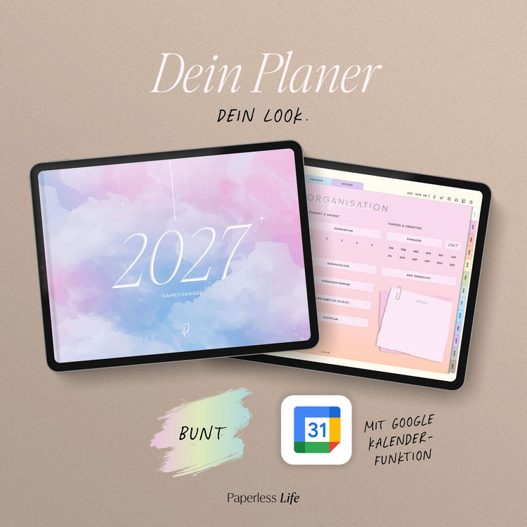 Digitaler Planer 2027 | Der Gamechanger
