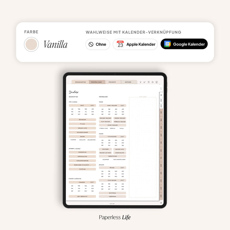 Digitaler Planer 2027 | Der Gamechanger