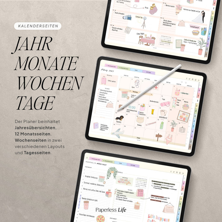 Digitaler Planer 2027 | Der Minimalist