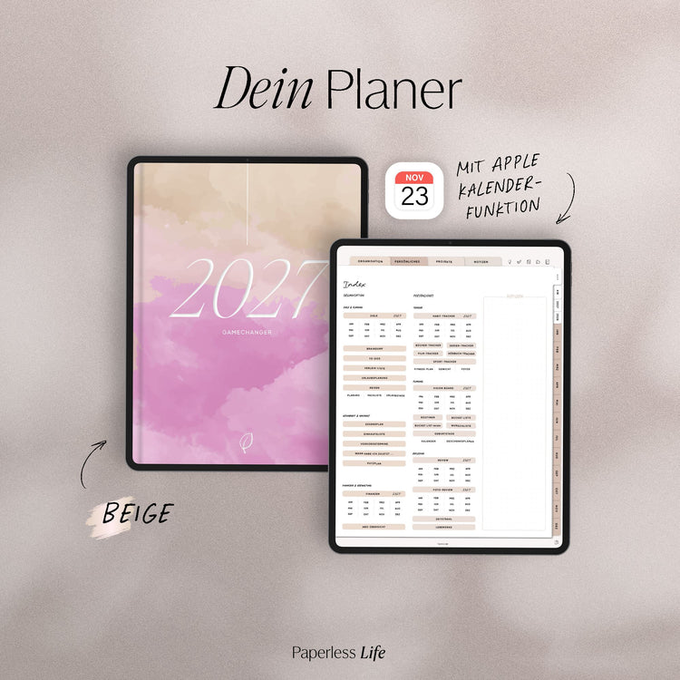 Digitaler Planer 2027 | Der Gamechanger