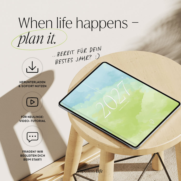Digitaler Planer 2027 | Der Gamechanger