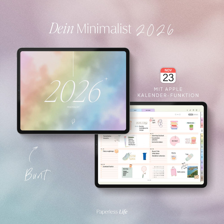 Digitaler Planer 2026 | Der Minimalist