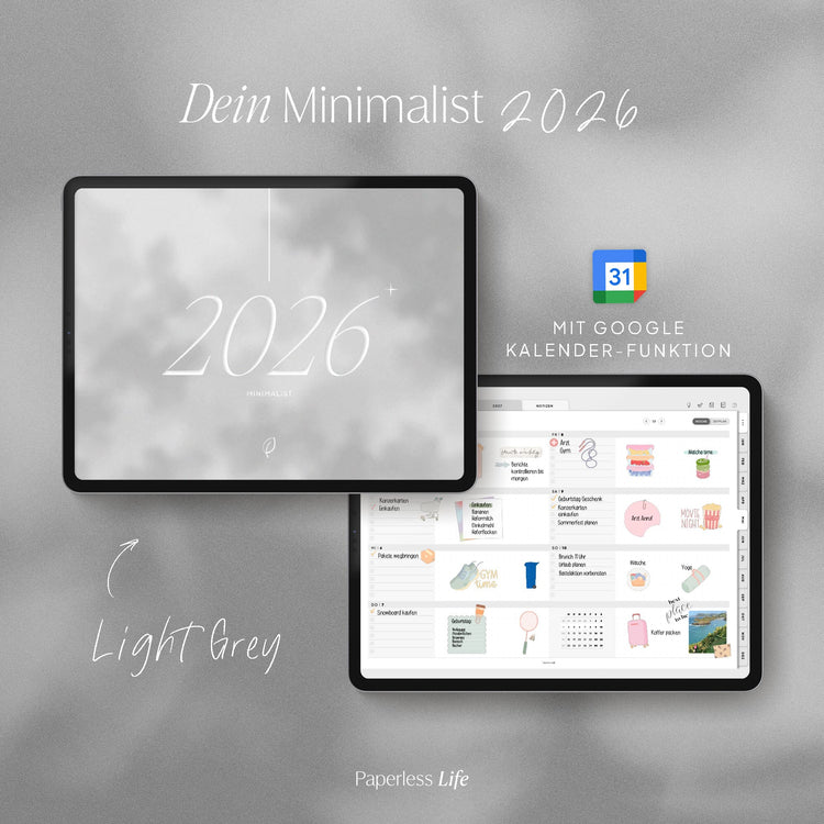 Digitaler Planer 2026 | Der Minimalist