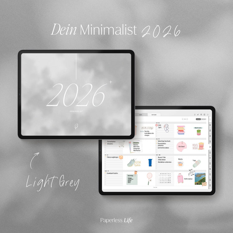 Digitaler Planer 2026 | Der Minimalist