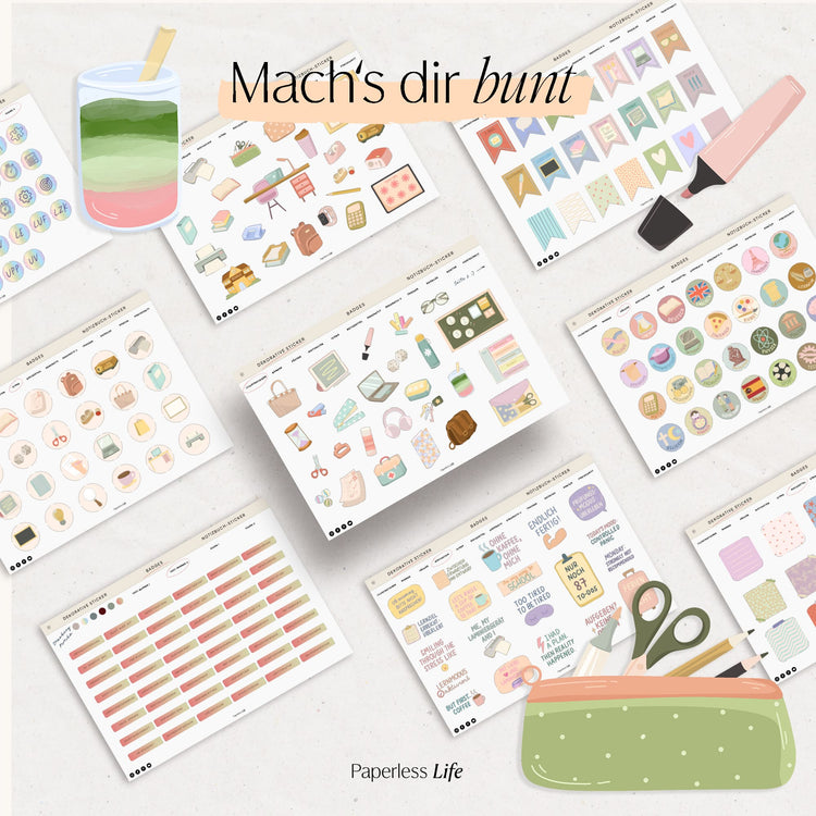 1100+ Digitale Sticker "Refi-Alltag" | Aus dem aktuellen Refi-Planer