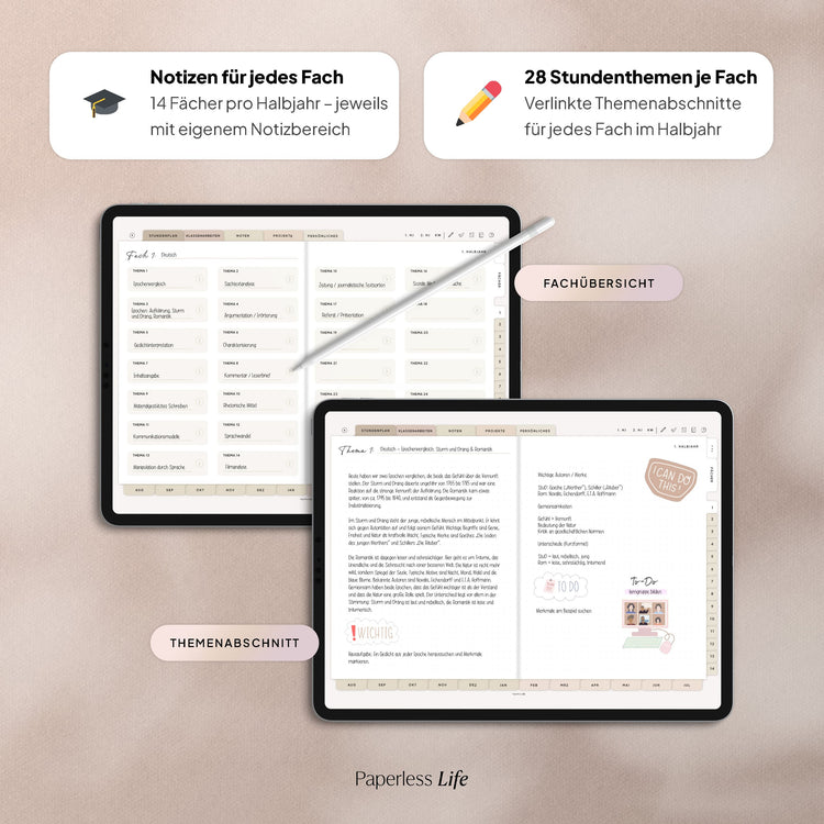Digital Student Calendar 2025/26