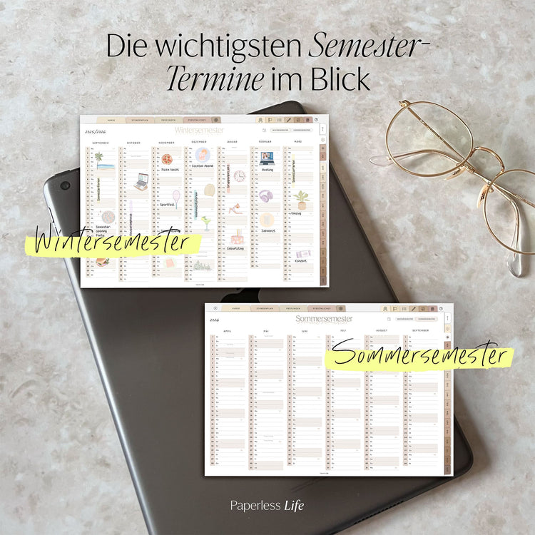 Digital Study Planner 2025/26 "Study-Buddy"