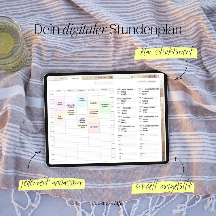 Digital Study Planner 2025/26 "Study-Buddy"
