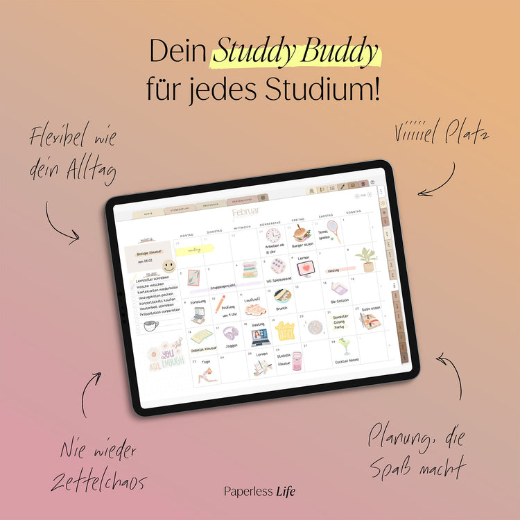 Digital Study Planner 2025/26 "Study-Buddy"