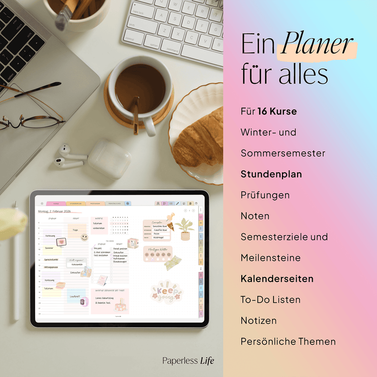 Digital Study Planner 2025/26 "Study-Buddy"